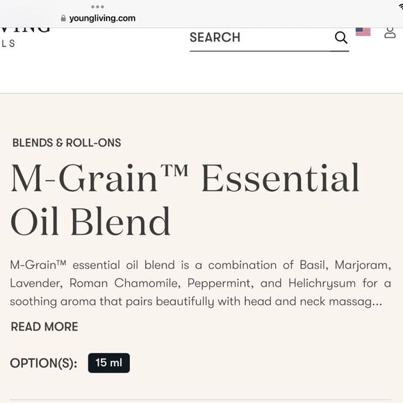 NWT Young Living Mind Over Matter M-Grain, Deep Relief and Peppermint Set - Picture 5 of 16